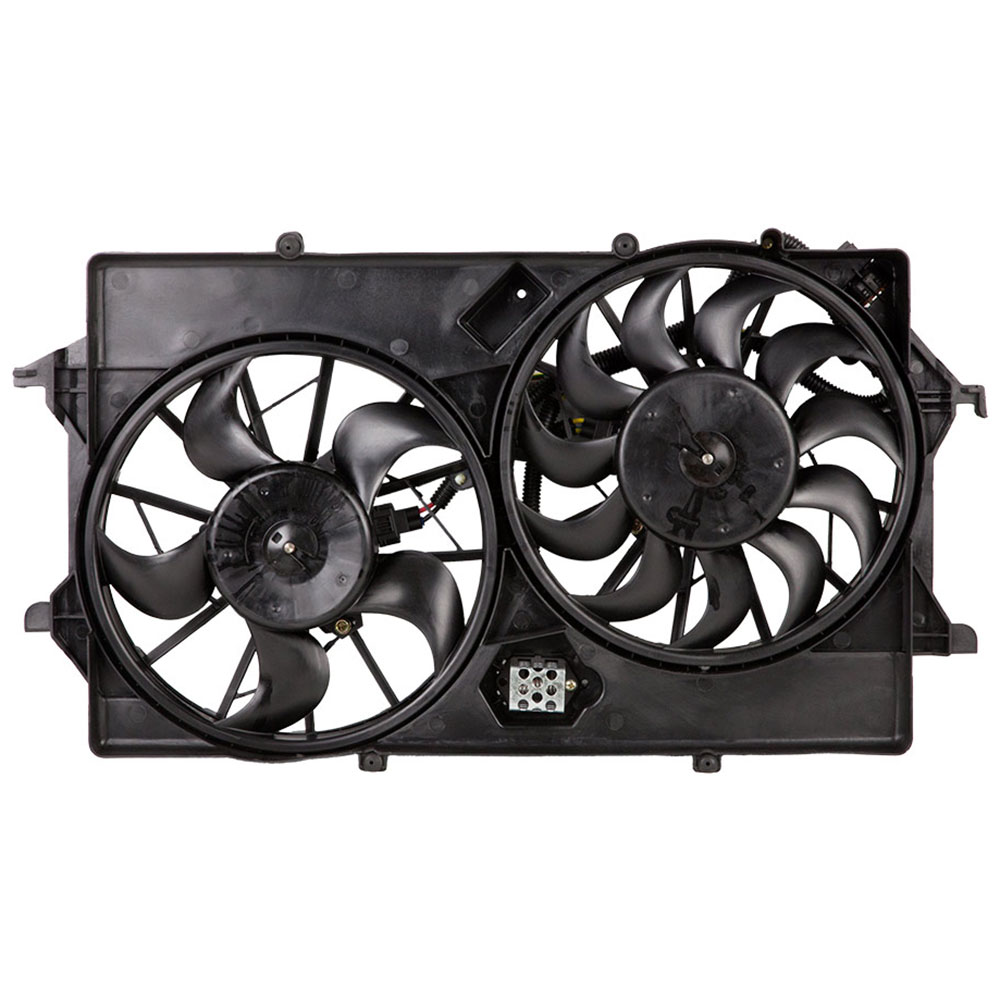 New 2007 Ford Focus Car Radiator Fan Dual Fan Assembly - All Models