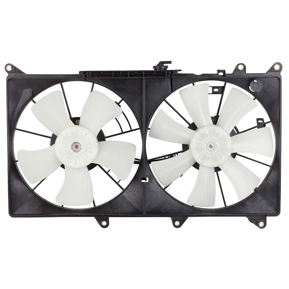 New 2003 Lexus IS300 Car Radiator Fan Dual Fan Assembly - 3.0L Models