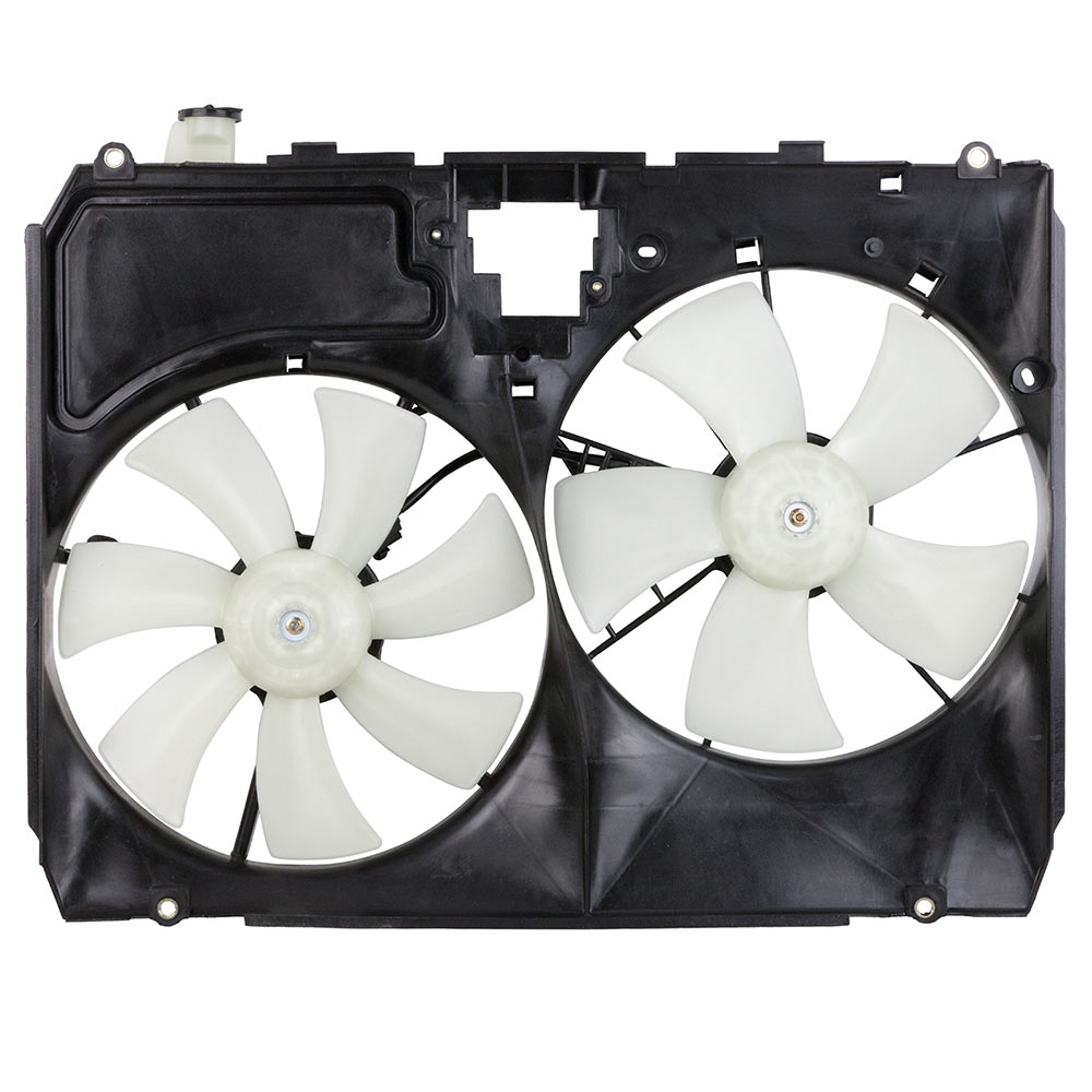 New 2005 Toyota Sienna Car Radiator Fan Radiator Side - 3.3L Models without Towing - Dual Fan
