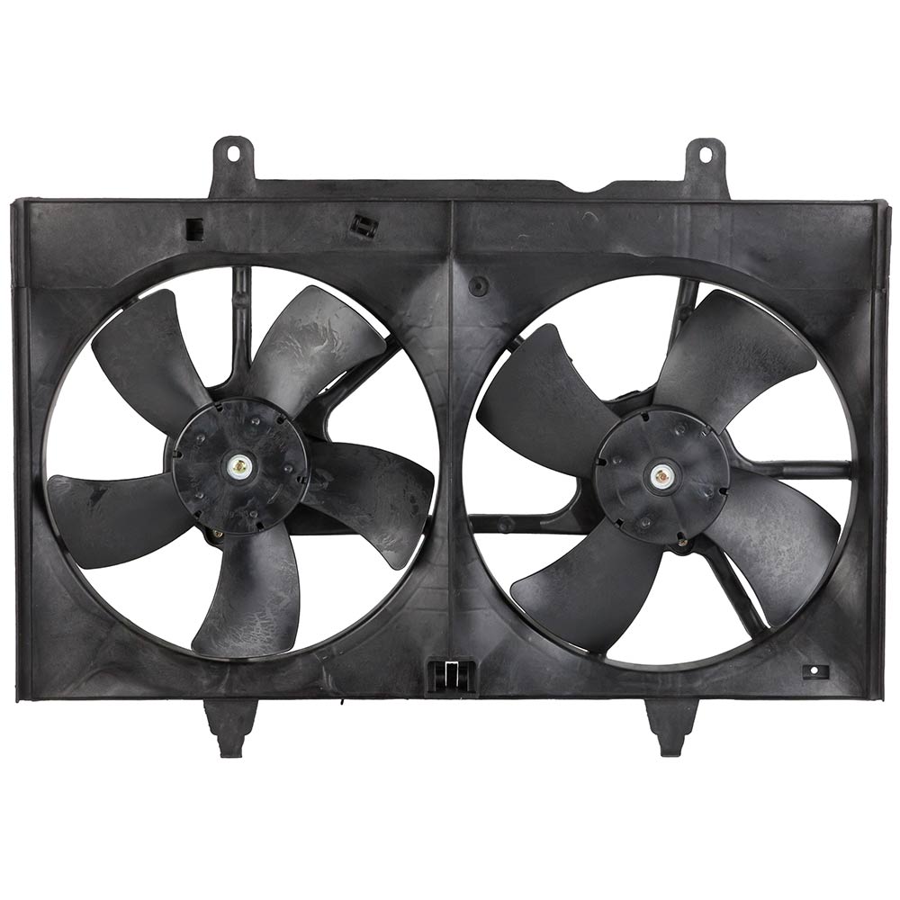 New 2005 Nissan Quest Car Radiator Fan Dual Fan Assembly - 3.5L Models