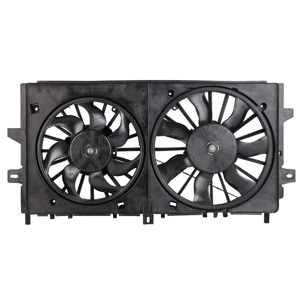 New 2006 Chevrolet Impala Car Radiator Fan Dual Fan Assembly - 3.9L Models without Police Pkg.