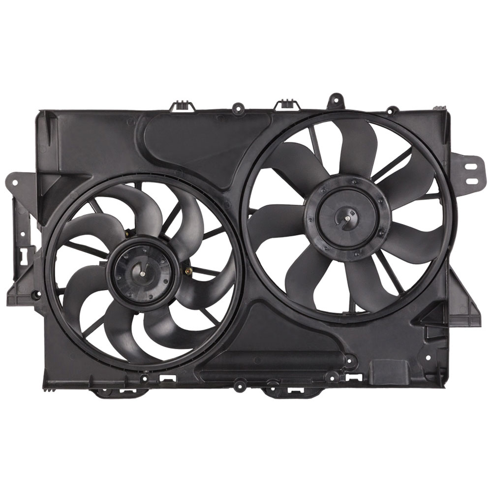 New 2012 Chevrolet Equinox Car Radiator Fan Dual Fan Assembly - 3.0L Models