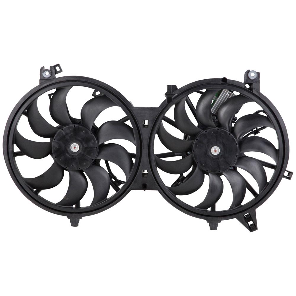 New 2008 Infiniti G37 Car Radiator Fan Dual Fan Assembly - 3.7L Models