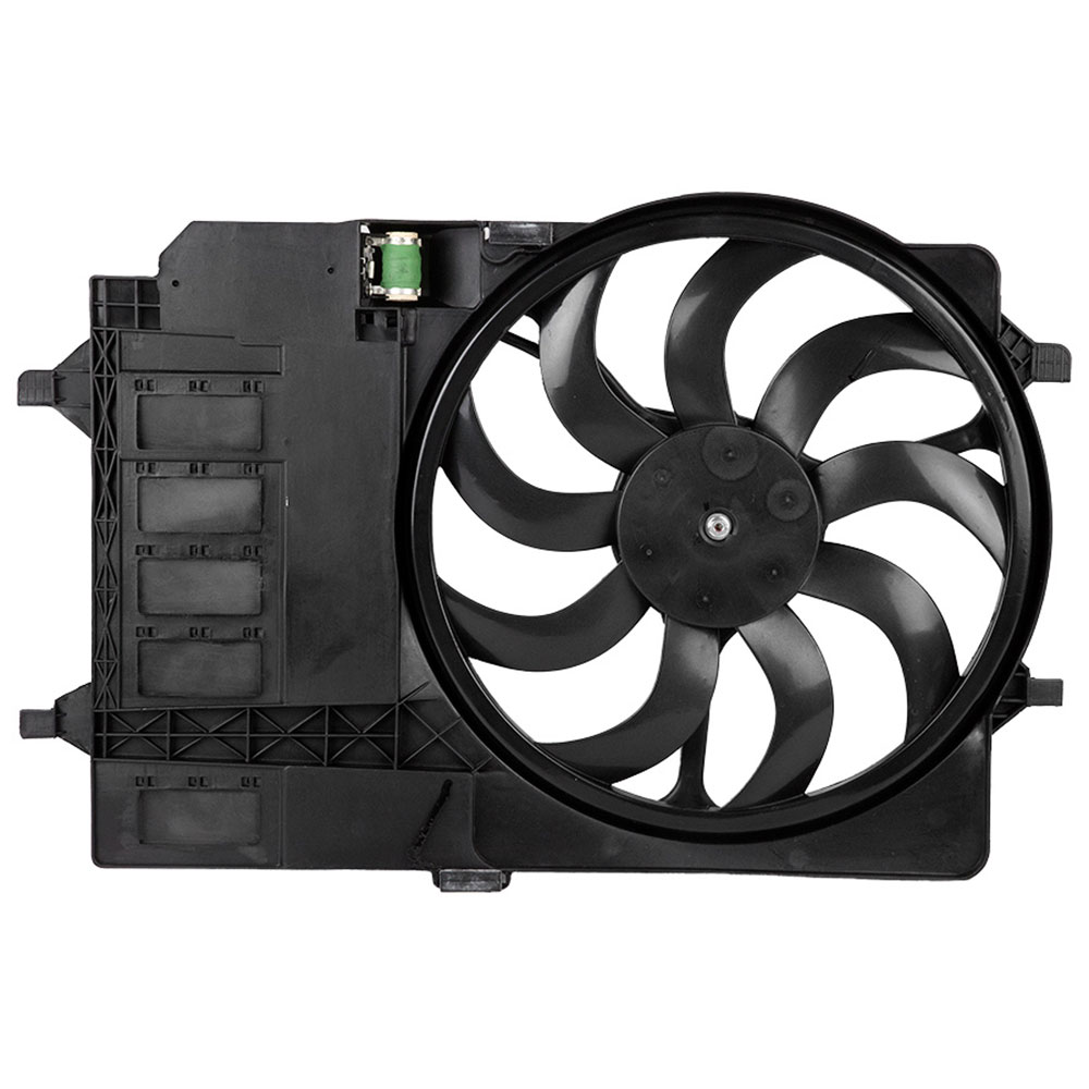 New 2003 Mini Cooper Car Radiator Fan Radiator Side - Models with Production Date to Feb 28-2003
