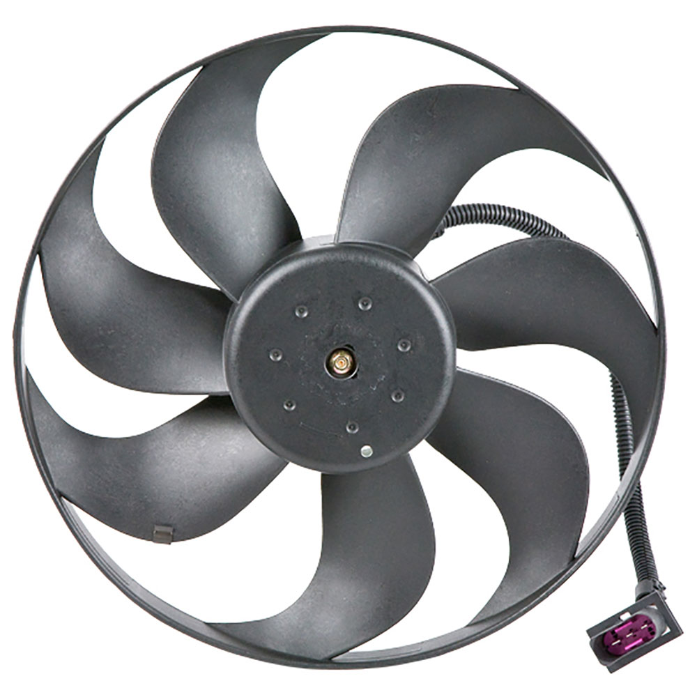 New 2005 Volkswagen Golf Car Radiator Fan - Left Left Side - 1.8L Models with Air Conditioning