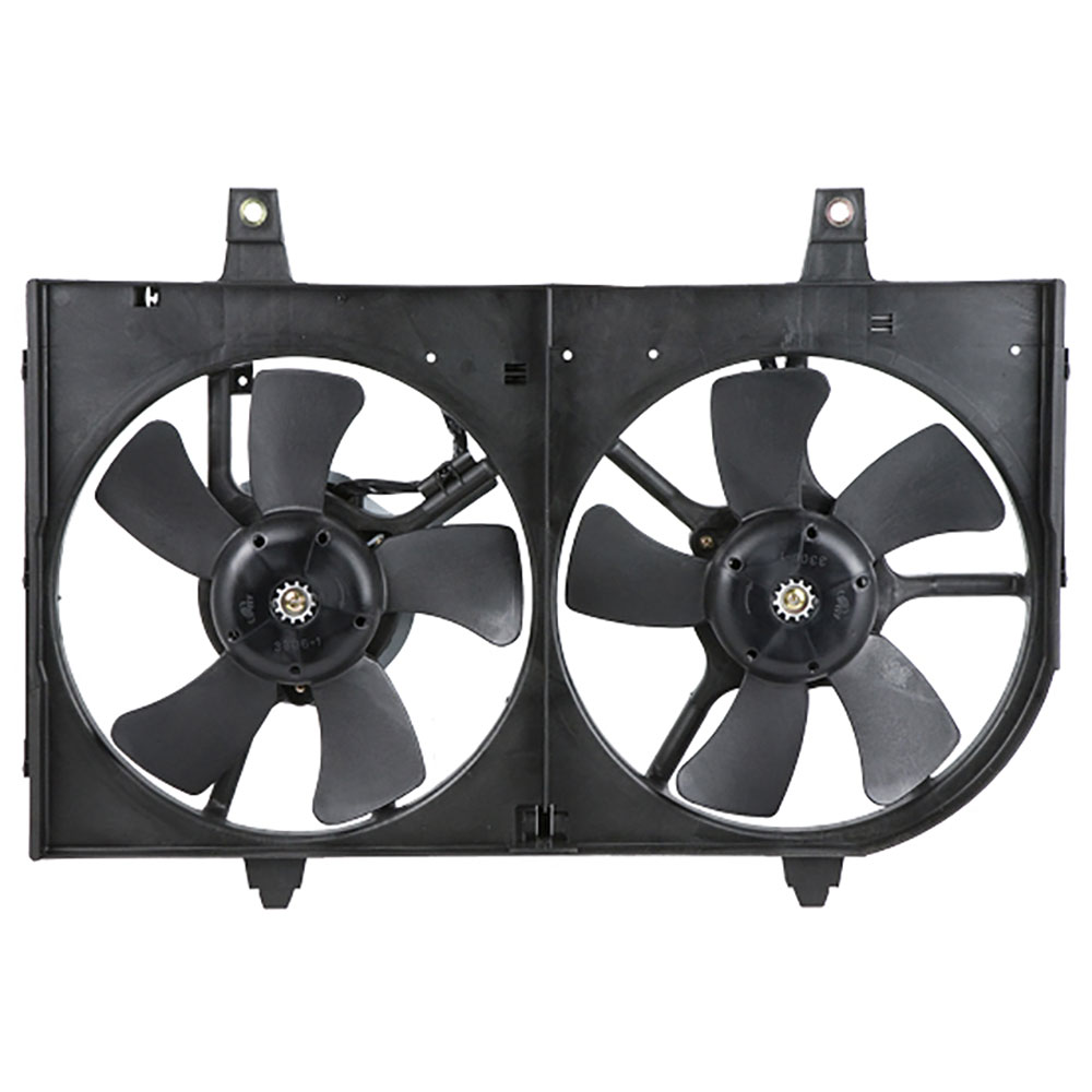 New 2000 Infiniti I30 Car Radiator Fan Dual Fan Assembly - All Models