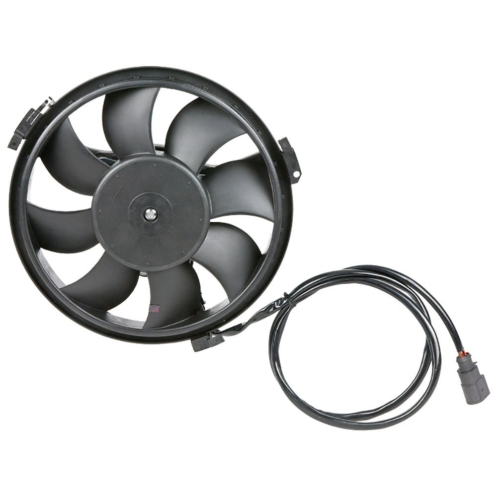 New 2002 Audi A6 Car Radiator Fan 4.2L Quattro Models with Oval Plug
