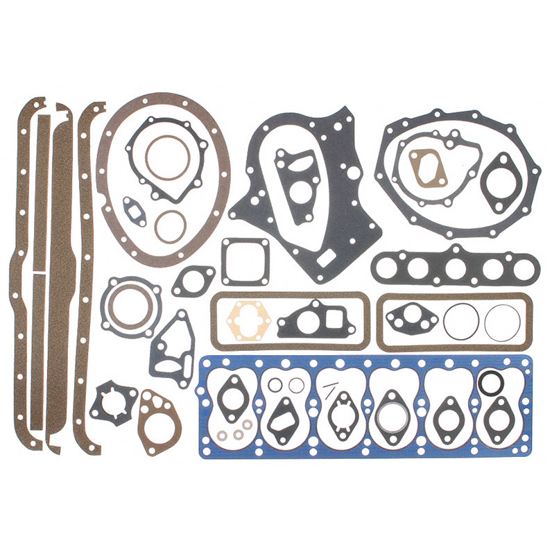New 1954 Plymouth Plaza Engine Gasket Set - Full 3.6L Engine - 1 Barrel Carb. - Main Bearing Set not Included