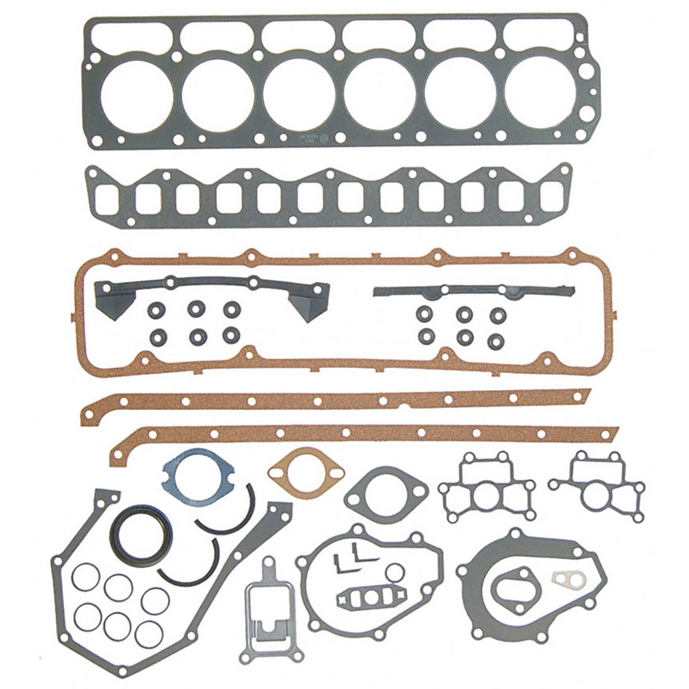 New 1961 Dodge Pick-up Truck Engine Gasket Set - Full 2.8L Engine - 1 Barrel Carb.