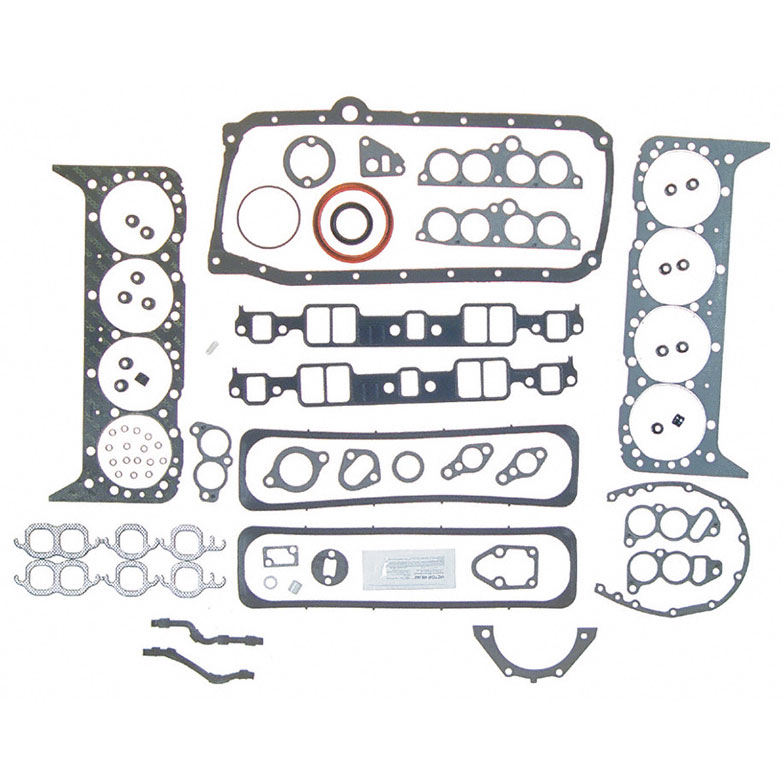 New 1991 Pontiac Firebird Engine Gasket Set - Full 5.7L Engine - MFI - Exhaust Pipe Gasket not Included