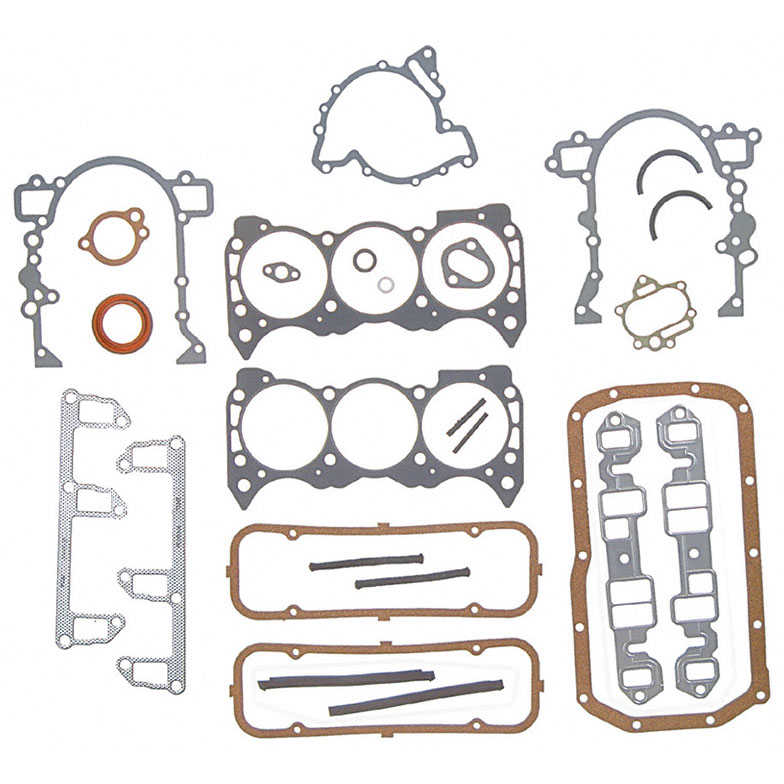 New 1970 Jeep Commando Engine Gasket Set - Full 3.7L Engine - 1 Barrel Carb.