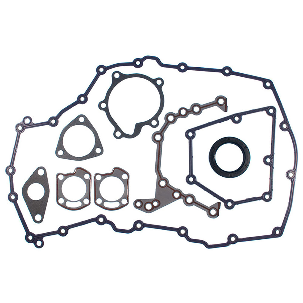New 1994 Chevrolet Beretta Engine Gasket Set - Timing Cover 2.3L Engine - MFI - 2nd Design: with 21 Hole Timing Cover Gasket 3.40mm Thick