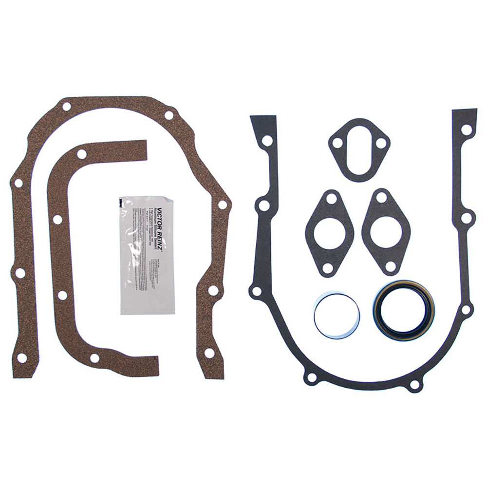 New 1962 Ford Crown Victoria Engine Gasket Set - Timing Cover Pair 6.4L Engine - Contains Repair Sleeve