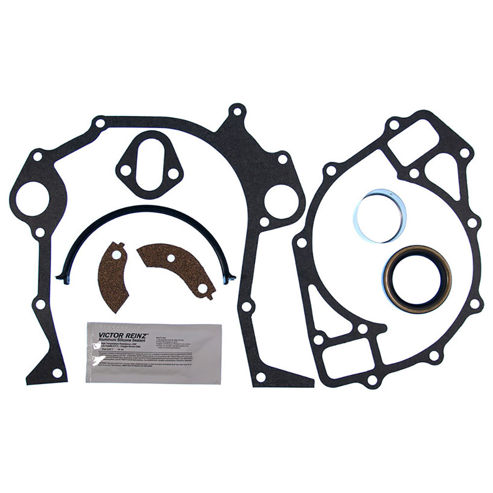 New 1985 Ford F Series Trucks Engine Gasket Set - Timing Cover Pair 7.5L Engine - XLT Lariat - Contains Repair Sleeve