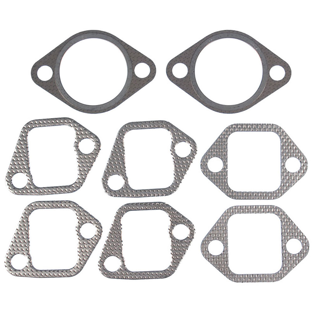 New 1966 Cadillac Deville Exhaust Manifold Gasket Set 7.0L Engine - 4 Barrel Carb. - Contains Exhaust Pipe Gasket