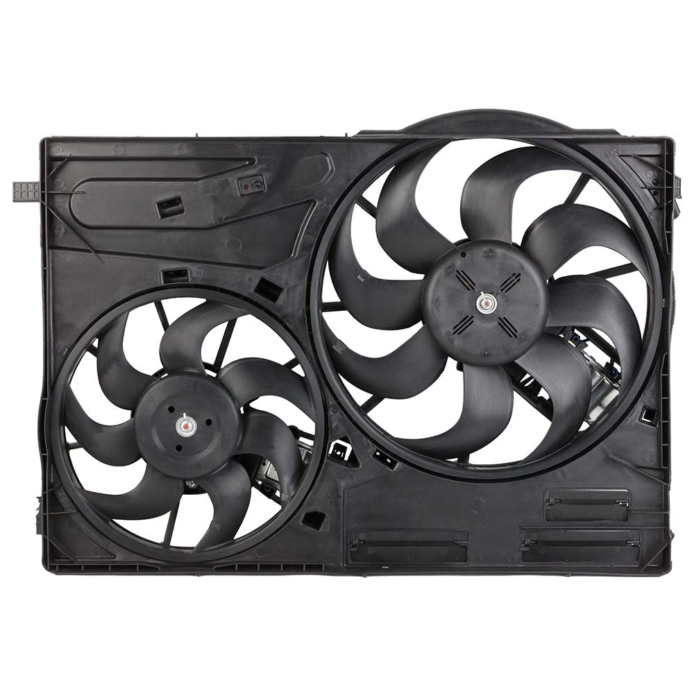 New 2007 Volvo S80 Car Radiator Fan Dual Fan Assembly - 3.2L Engine