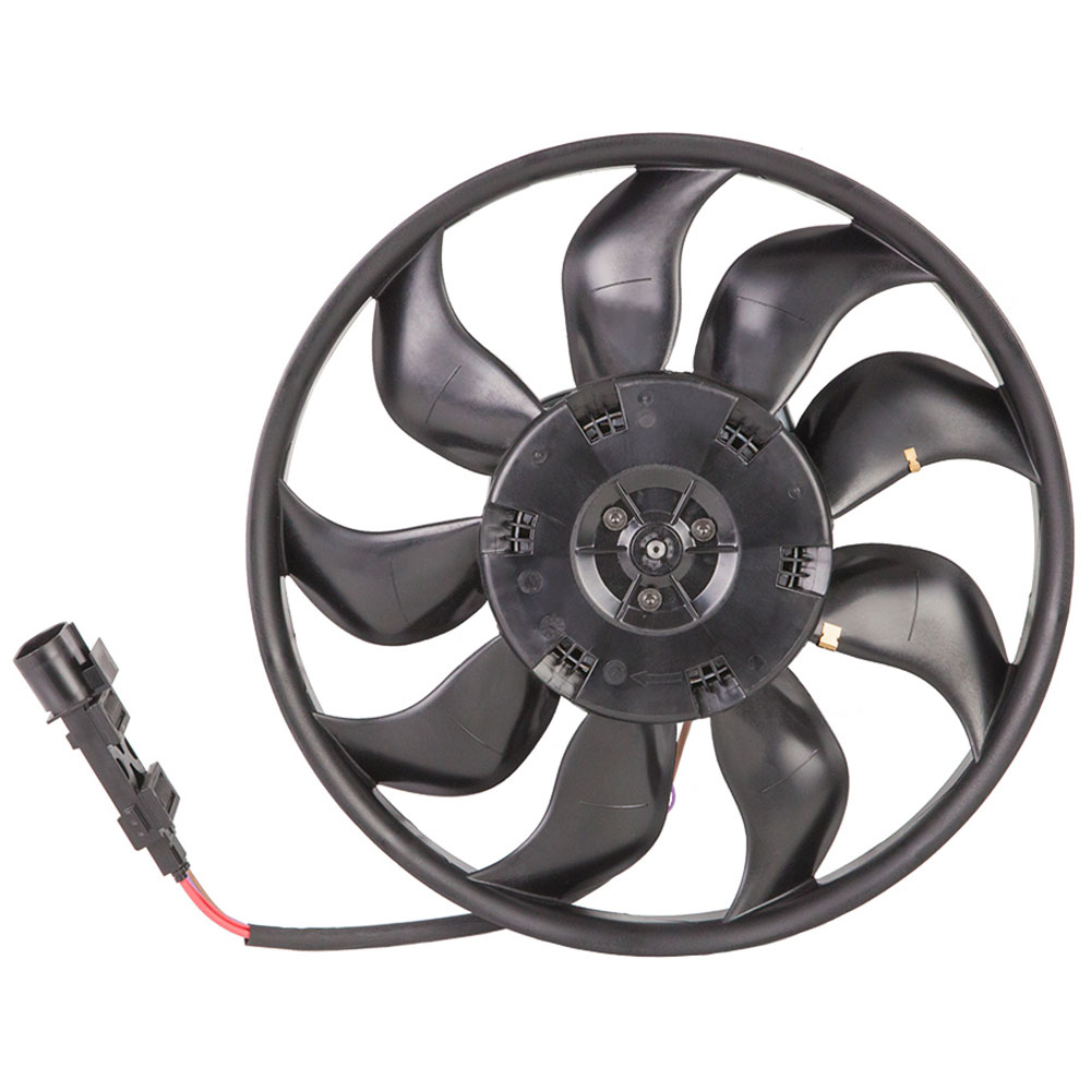 New 2009 Volkswagen Touareg Car Radiator Fan - Right Right Side - 4.2L Models without Trailer Package