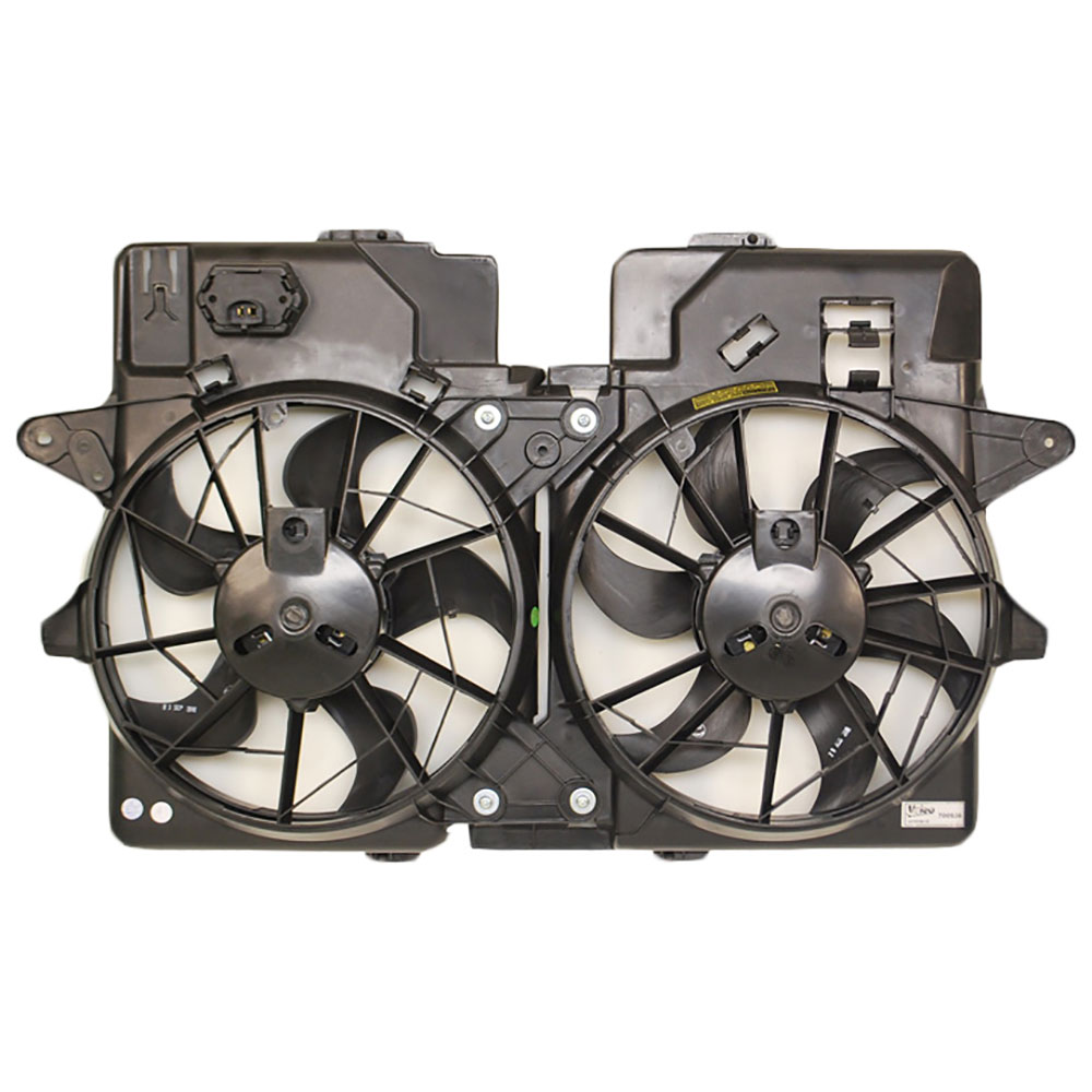 New 2005 Ford Escape Car Radiator Fan Radiator and Condenser Side - 3.0L Models