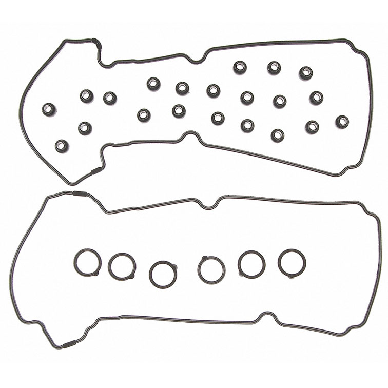 New 2000 Mercury Sable Engine Gasket Set - Valve Cover 3.0L Engine - Duratec - MFI - DOHC - Includes Grommets and Spark Plug Tube Seals