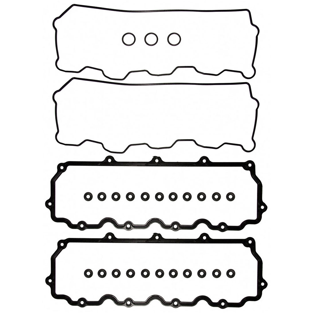 New 2008 Ford E Series Van Engine Gasket Set - Valve Cover - Upper 6.0L Engine - MFI - Contains Upper And Lower Valve Cover Gaskets