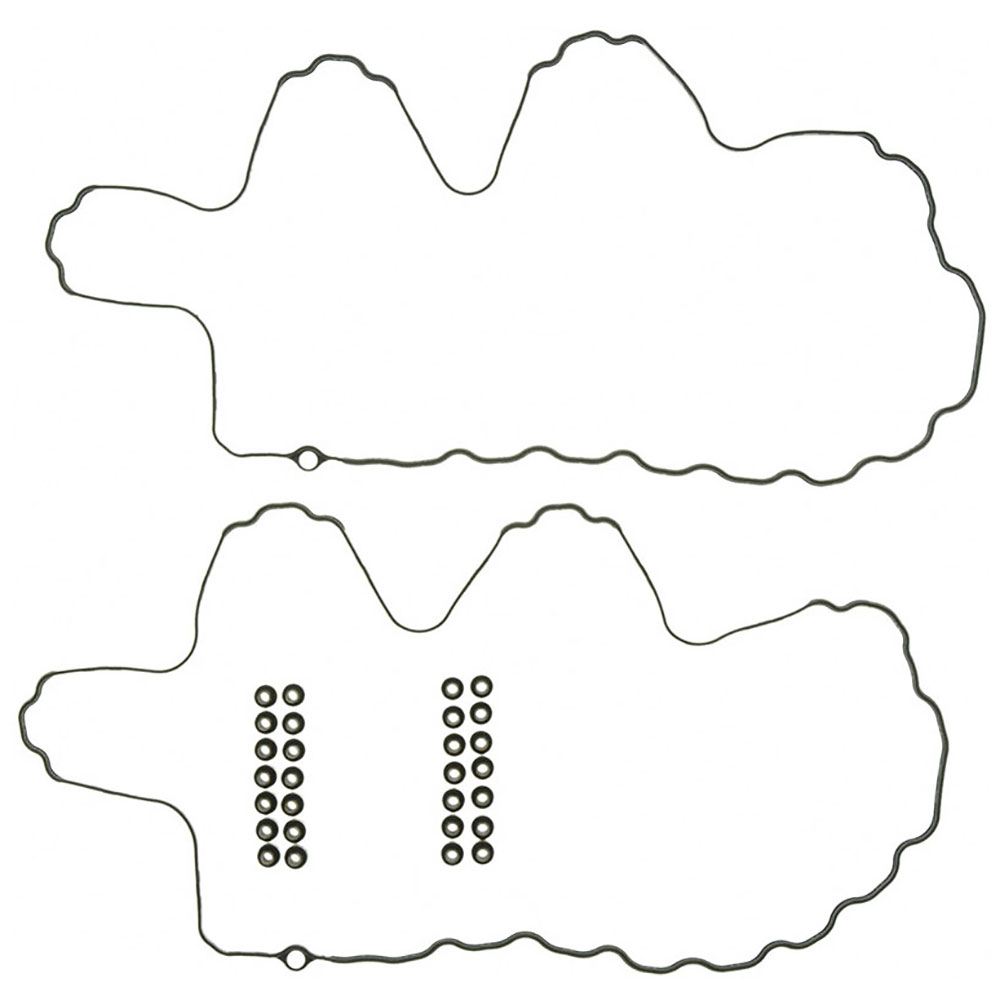 New 2004 GMC Sierra Engine Gasket Set - Valve Cover 6.6L Engine - charged - Duramax - MFI - OHV - Valve Cover Grommets Included