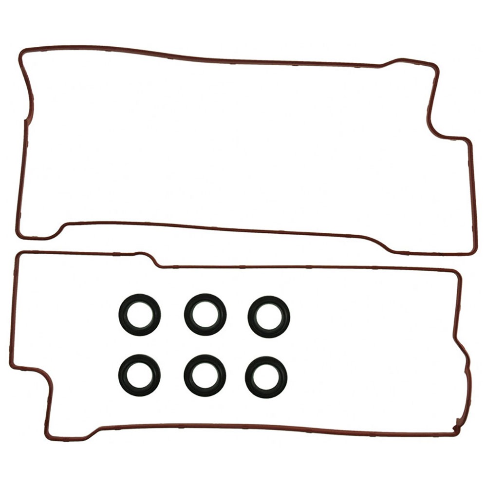 New 2006 Kia Optima Engine Gasket Set - Valve Cover 2.7L Engine - Naturally Aspirated - LX - MFI - DOHC - Includes Spark Plug Tube Seals