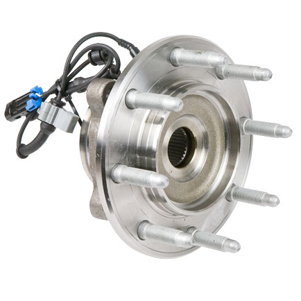 New 2007 Chevrolet Silverado Hub Bearing - Front Front Hub - 3500 Heavy Duty Models with 4WD and with Single Rear Wheels