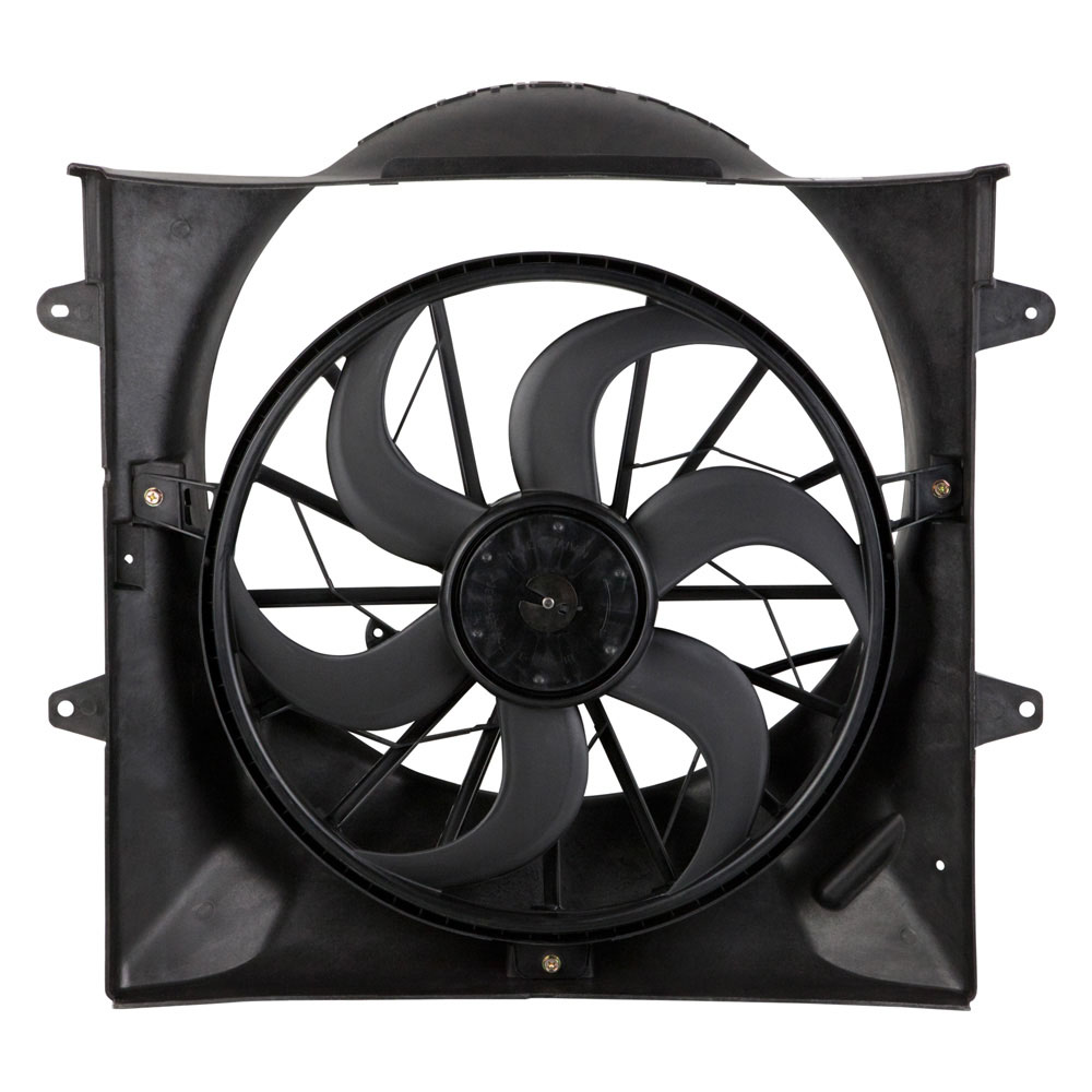 New 2007 Jeep Liberty Car Radiator Fan Radiator Side - Models with Heavy Duty Cooling