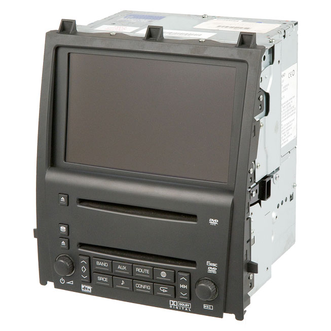 2006 Cadillac STS GPS Navigation System In-Dash Navigation Unit with 6-Disc CD-DVD Player and Dolby Digital Radio