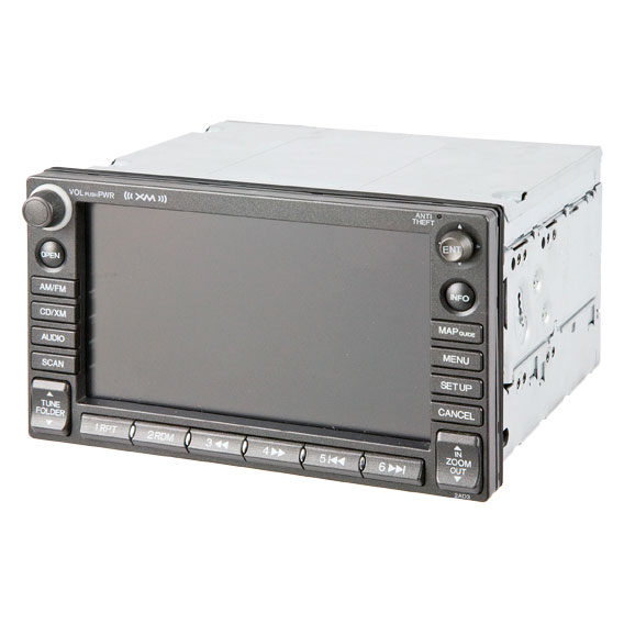2007 Honda Civic GPS Navigation System In-Dash Navigation Unit with Face Code 2AC8